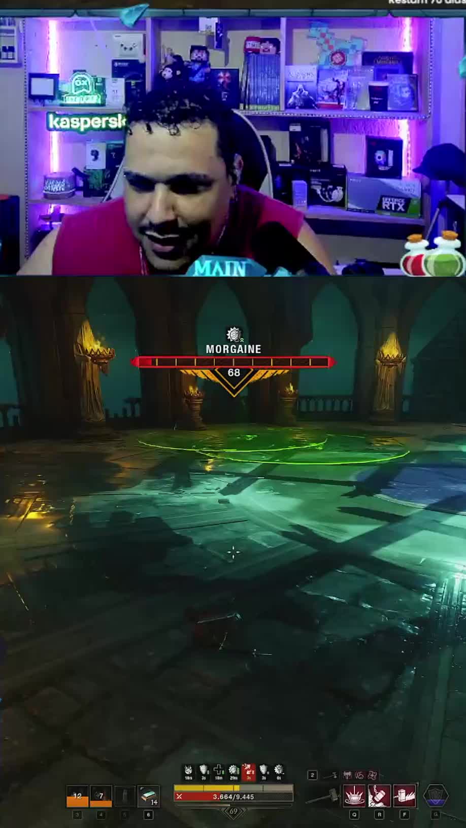 Morgaine x Shiyriu New World | #mainquestt em #Twitch